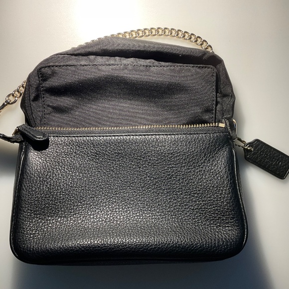 Coach leather black /gold Nolita 19 new with no tags - Picture 8 of 14